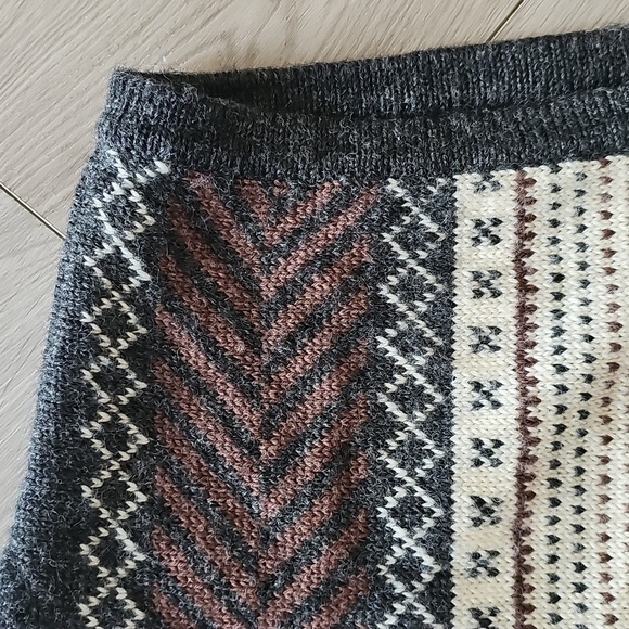 Maria Lammi Merino Wool Handmade Finnish Knit Sweater Vest, XL - Picture 14 of 14